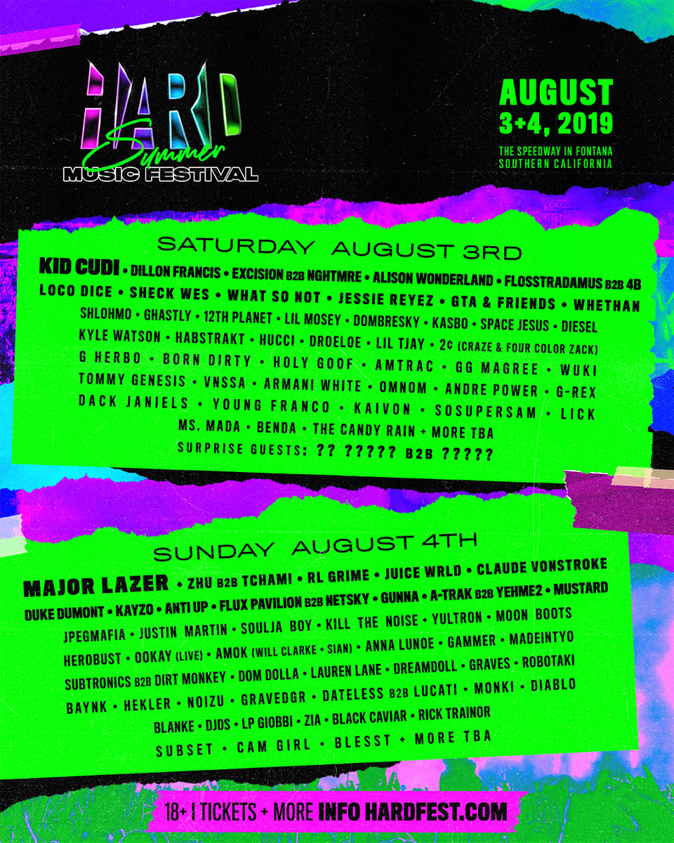 Hard Summer lineup