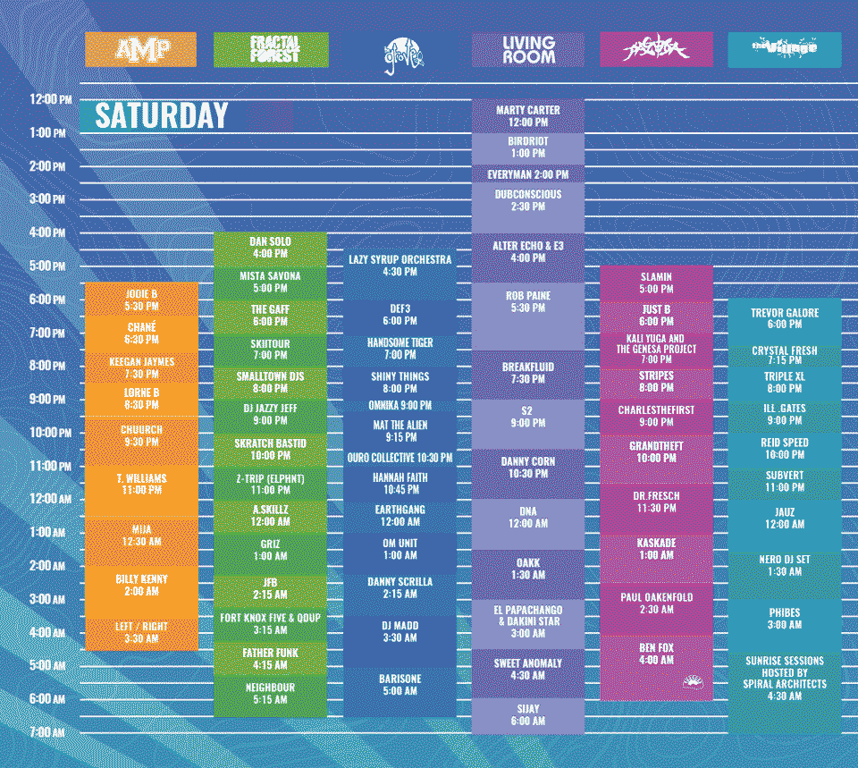 2019 Shambhala Music Festival Schedule 
