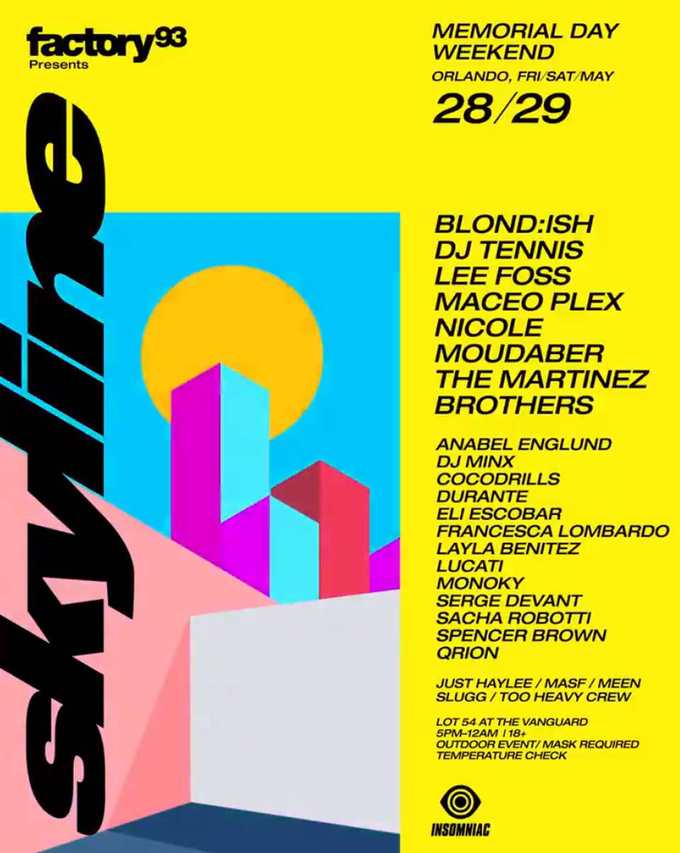 Skyline Music Festival lineup 2021