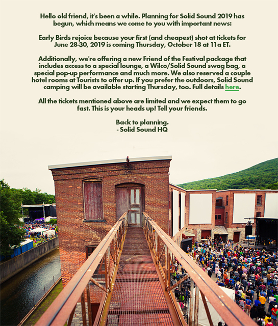 Solid Sound 2019 | Lineup | Tickets | Dates